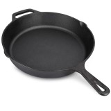 Tigaie din fonta Navaris - 30 cm - negru, 48585.01