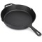 Tigaie din fonta Navaris - 30 cm - negru, 48585.01