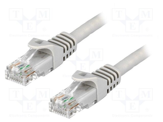 Cablul Patch U/UTP 6 litat CCA PVC gri 7,5m LOGILINK