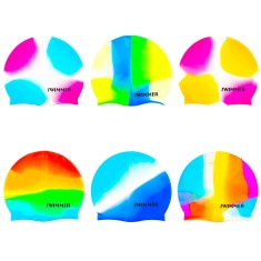 Casca inot, din silicon, multicolora foto