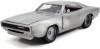 Macheta metal Fast and Furious Dom Dodge Charger silver R/T scara 1/24
