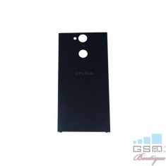 Capac Baterie Spate Sony Xperia XA2 Cu Adeziv Sticker Negru foto