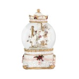 Glob de Zapada Decorativ, Muzical, Carusel de Craciun, 17 cm, General