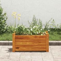 vidaXL Strat &icirc;nălțat de grădină, 50x25x25 cm, lemn de acacia