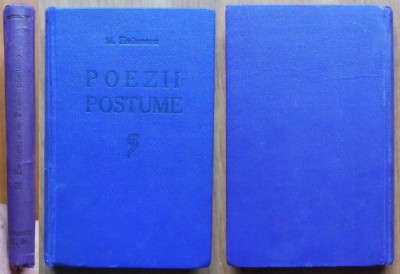 Mihai Eminescu, Poezii postume; Editie noua, 1908, legatura cartonata de epoca foto