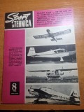 sport si tehnica august 1972-art. traian vuia,aviatie,avioane