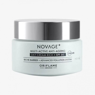 Cremă de zi bogată SPF 30 Novage+ Multi-Active Anti-Ageing (Oriflame) foto