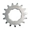 Pinion Shimano DX CS-MX66, 15T, cromat, fara distantier si piulita de fixare, am... Cod:ICSMX6615