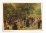 FA99 -Carte Postala- GERMANIA - Adolf Von Menzel, Afternoon in the garden of the tuileries in Paris - Dresden , necirculata
