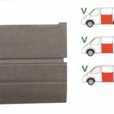 Panou usa culisanta MERCEDES SPRINTER, 01.1995-2006; VW LT II 05.1996-12.2005, partea stanga, Tabla; usa glisanta; pana la geam