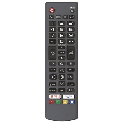 Telecomanda pentru Tv, Compatibila Nei, Smart, 40NE6800, 43NE6800, 50NE6800, 55NE6800, 58NE6800, 70NE6800, neagra foto