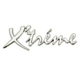 Cumpara ieftin Emblema auto metalica, autoadeziva, model &bdquo;X&rsquo;TREME&rdquo;, finisaj Crom, dimensiune, 15 x 3 cm