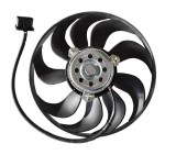 GMV radiator Electroventilator Skoda Fabia 6Y 2000-2007, Seat Cordoba Ibiza Vw Polo 9N 2001-2005, Fox (benzina) , 290mm 90W 2pini, Rapid