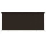 Cumpara ieftin Jaluzea tip rulou de exterior, maro, 350x140 cm, HDPE