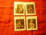 Serie mica Paraguay - 1968- Pictura Religioasa ,4 valori