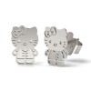 Cercei Argint 925 Hello Kitty Atcom, Argintiu, 10mm, Fără Pietre, Damă, Cadou Valentine&#039;s Day/Crăciun