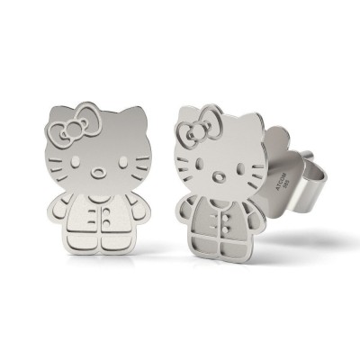 Cercei din argint model Hello Kitty foto