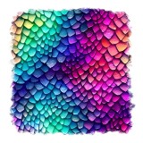 Cumpara ieftin Sticker decorativ Abstract, Multicolor, 55 cm, 11246ST