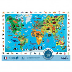 Puzzle Harta Lumii 100 Pcs