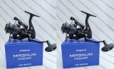 SET 2 Mulinete Feeder si Crap PRO FL MAGNUM Feeder MF6500 tambur Long Cast, Baracuda