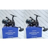 SET 2 Mulinete Feeder si Crap PRO FL MAGNUM Feeder MF6500 tambur Long Cast