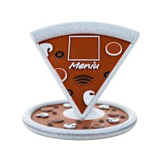 Suport Pizza NFC &ndash; Prezentare Modernă a Meniului și Promoțiilor