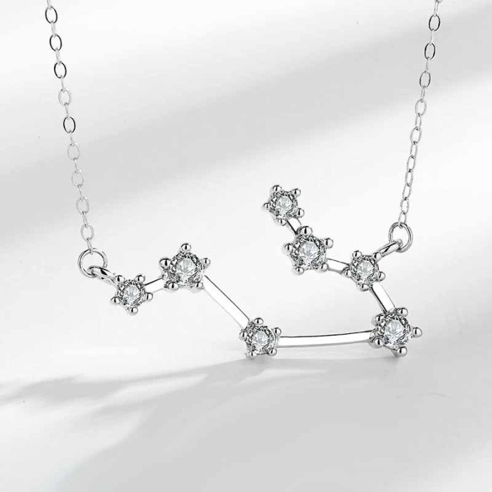 Colier din argint cu Constelatia GEMENI silver cod ARG02C