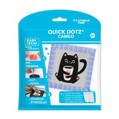 Set creativ pictura cu diamante - Cofee Bean Kitten - pisicuta foto
