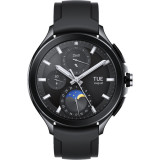 Smartwatch Xiaomi Watch 2 Pro, Bluetooth Black Case, Black Fluororubber Strap
