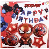Cumpara ieftin Set arcada cu baloane Spiderman - Happy Birthday, KidMania&reg;, 45 bucati