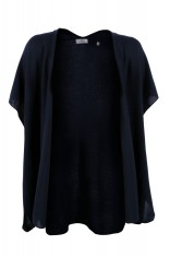 Cardigan dama Tchibo, cu maneca scurta, Bleumarin foto