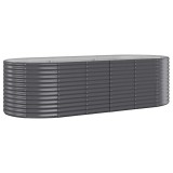 Cumpara ieftin Strat inaltat gradina 249x100x68 cm otel galvanizat