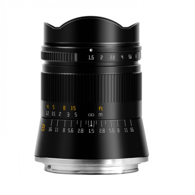 Obiectiv TTArtisan 21mm F1.5 Negru pentru Nikon Z-Mount foto