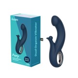 Vibrator Punctul G Kissen Fury, Bleumarin, Chisa Novelties