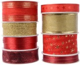 Panglica - Polyester - Roll Red, mai multe modele | Kaemingk