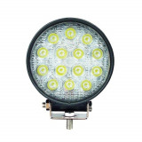 Proiector LED auto offroad 42W 12V-24V, 3080 lumeni, rotund, Universal