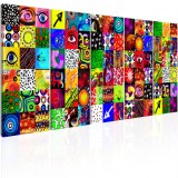 Cumpara ieftin Tablou - Colourful Abstraction 225x90 cm