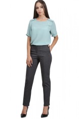 K666-181 Pantaloni office pe un croi drept
