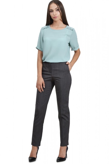K666-181 Pantaloni office pe un croi drept