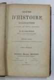 COURS D &#039;HISTOIRE ECCLESIASTIQUE A L &#039; USAGE DES GRANDS SEMINAIRES par M.l &#039;abbe RIVAUX , TOME PREMIER , 1883