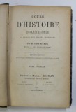 COURS D &#039;HISTOIRE ECCLESIASTIQUE A L &#039; USAGE DES GRANDS SEMINAIRES par M.l &#039;abbe RIVAUX , TOME PREMIER , 1883