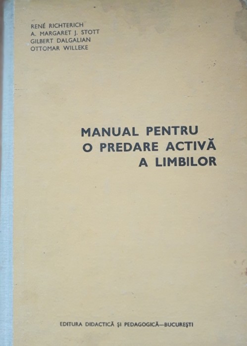 RENE RICHTERICH - MANUAL PENTRU O PREDARE ACTIVA A LIMBILOR