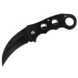 Briceag de vanatoare IdeallStore&reg;, Liberty Claw, karambit extensibil, 14.5 cm, negru