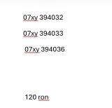 Cartele numere consecutive