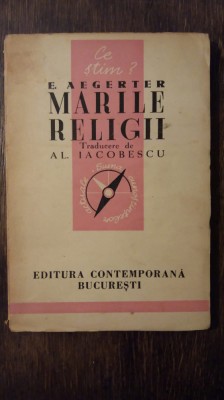 MARILE RELIGII- E. AEGERTER foto