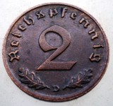 2.945 GERMANIA 2 REICHSPFENNIG 1940 D