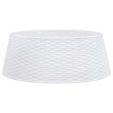 Cumpara ieftin Fusta brad de Craciun, alb, &Oslash;65x23 cm, plastic