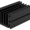 Radiator Aluminiu Negru TO220 75x46x33mm