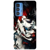 Husa compatibila cu Motorola Moto G50 model Abstract painting of women, Silicon, TPU, Viceversa, Transparent, Carcasa