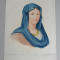 &quot;Veritable Portrait de la tres St Vierge Marie&quot; gravura